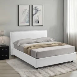 Letto singolo Brozolo, Con materasso Cm 80x190 incluso,<Dmora Fashion