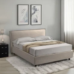Letto singolo Brozolo, Con materasso Cm 80x190 incluso,<Dmora Fashion
