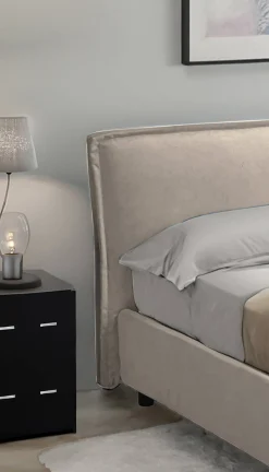Letto singolo Brozolo, Con materasso Cm 80x190 incluso,<Dmora Fashion