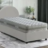 Letto singolo Cirilla, con materasso Cm 80x190 incluso,<Dmora Cheap