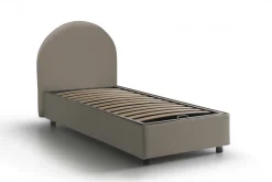 Letto singolo Cirilla, con materasso Cm 80x190 incluso,<Dmora Outlet