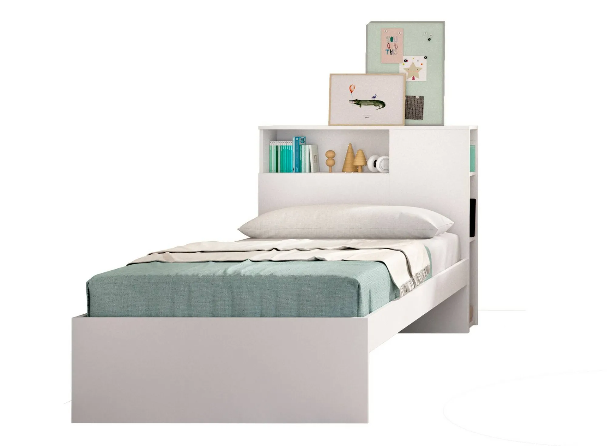 Letto singolo Crispina, 99x218 h96 cm,<Dmora Sale