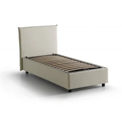 Letto singolo Darut, adatto per materasso Cm 80x190,<Dmora Online