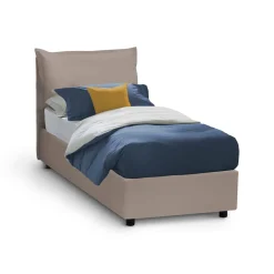 Letto singolo Dbruman, adatto per materasso Cm 80x200,<Dmora Cheap
