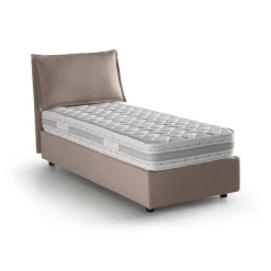 Letto singolo Dloset, con materasso Cm 90x190 incluso,<Dmora Hot