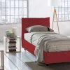 Letto singolo Dmangone, con materasso Cm 80x190 incluso,<Dmora Fashion