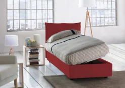 Letto singolo Dmangone, con materasso Cm 80x190 incluso,<Dmora Fashion