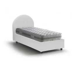 Letto singolo Egle, con materasso Cm 80x190 incluso,<Dmora Flash Sale