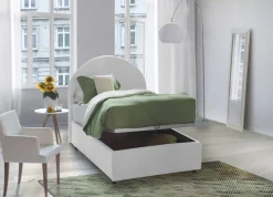 Letto singolo Egle, con materasso Cm 80x190 incluso,<Dmora Flash Sale