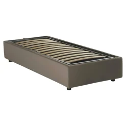 Letto singolo Ermanna, con materasso Cm 80x190 incluso,<Dmora Discount