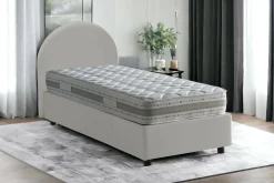 Letto singolo Fedra, adatto per materasso Cm 80x190,<Dmora Discount
