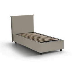 Letto singolo Grecale, adatto per materasso Cm 80x190,<Dmora Cheap