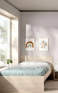Letto singolo Haikui, 96x195 h67 cm,<Dmora Discount