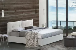 Letto singolo Ildegarda, adatto per materasso Cm 80x190,<Dmora Fashion