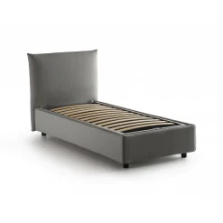 Letto singolo Ippolito, adatto per materasso Cm 80x190,<Dmora Flash Sale