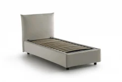 Letto singolo Ippolito, adatto per materasso Cm 80x190,<Dmora Clearance