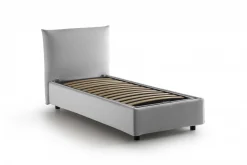 Letto singolo Ippolito, adatto per materasso Cm 80x190,<Dmora Fashion