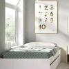Letto singolo Neki, 96x195 h40 cm,<Dmora Flash Sale