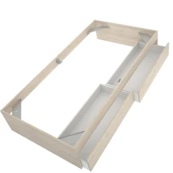 Letto singolo Neki, 96x195 h40 cm,<Dmora Fashion