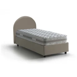 Letto singolo Parco, con materasso Cm 80x190 incluso,<Dmora Cheap