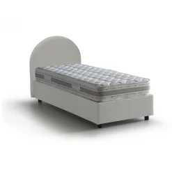 Letto singolo Parco, con materasso Cm 80x190 incluso,<Dmora Cheap