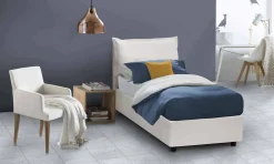 Letto singolo Perpetue, adatto per materasso Cm 80x200,<Dmora Best
