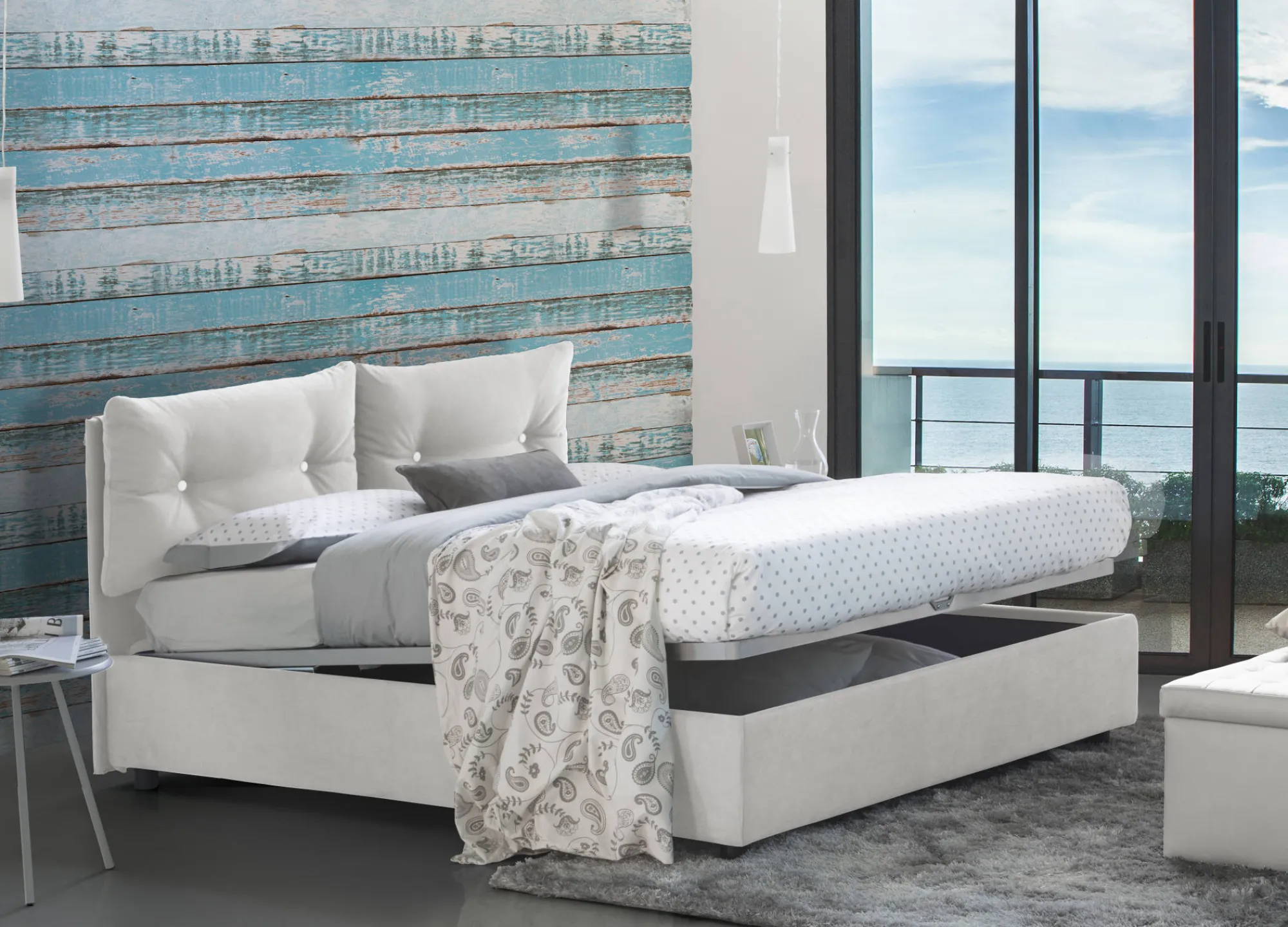 Letto singolo Sabazia, con materasso Cm 80x190 incluso,<Dmora Best Sale