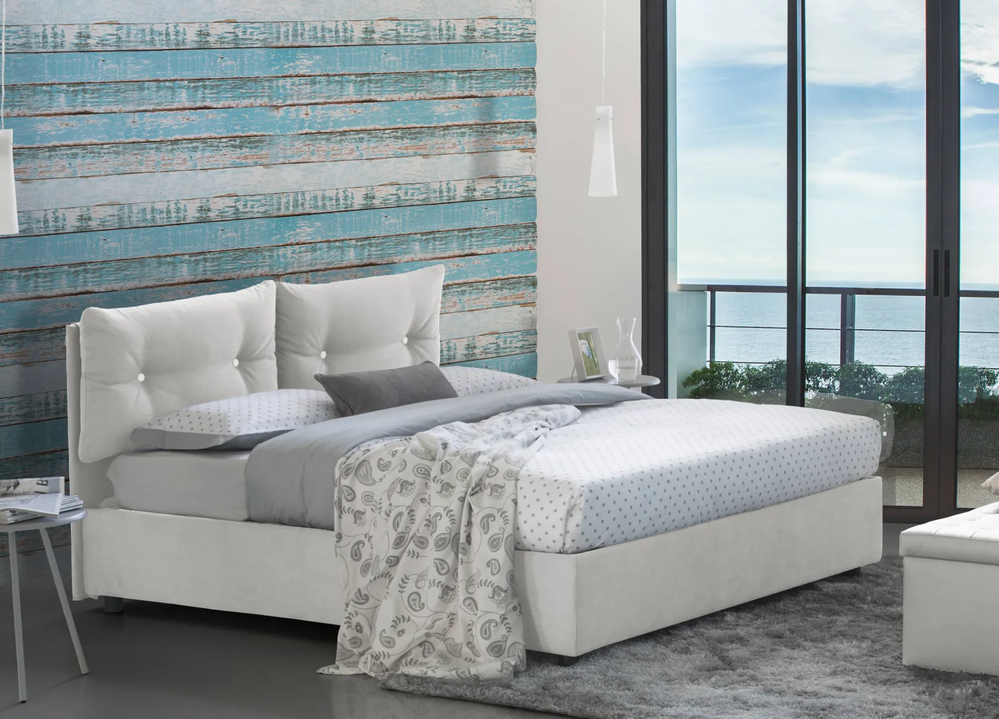 Letto singolo Sabazia, con materasso Cm 80x190 incluso,<Dmora Best Sale