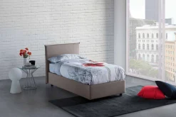 Letto singolo Shana, adatto per materasso Cm 80x200,<Dmora Cheap