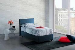 Letto singolo Shana, adatto per materasso Cm 80x200,<Dmora Hot