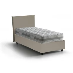 Letto singolo Tashkent, con materasso Cm 80x190 incluso,<Dmora Online