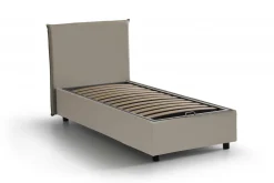 Letto singolo Tashkent, con materasso Cm 80x190 incluso,<Dmora Online
