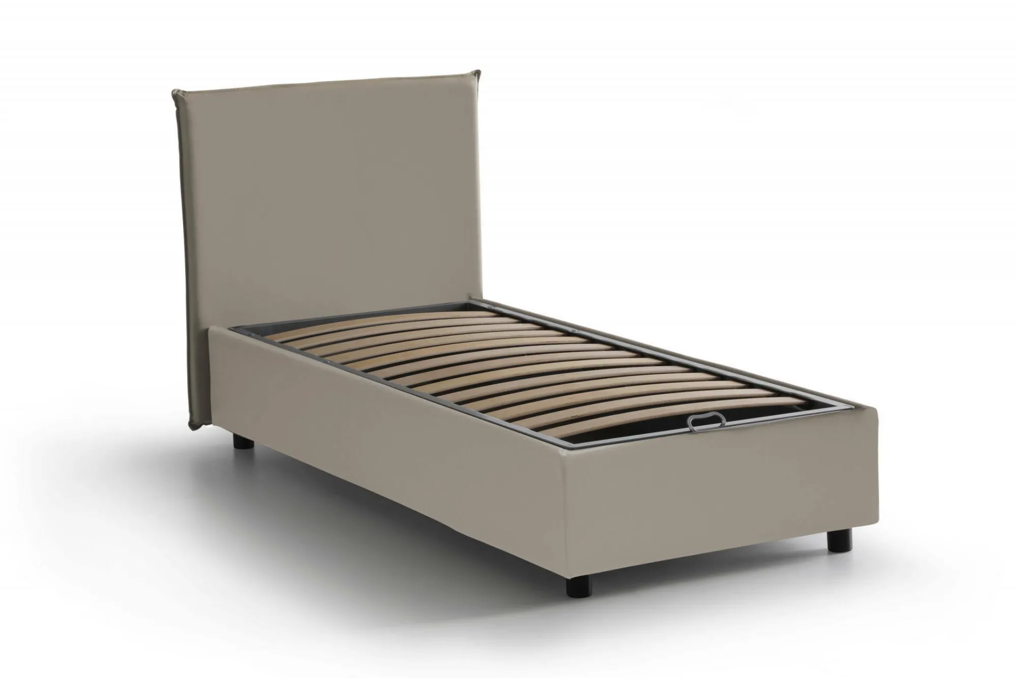 Letto singolo Tashkent, con materasso Cm 80x190 incluso,<Dmora Online