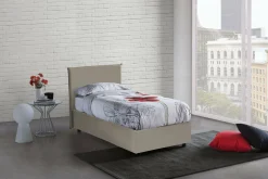 Letto singolo UmmHakim, adatto per materasso Cm 90x190,<Dmora Online