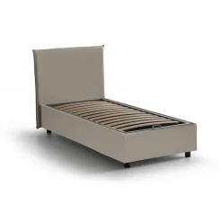 Letto singolo UmmHakim, adatto per materasso Cm 90x190,<Dmora Online