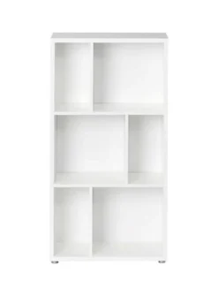Libreria a due ripiani con scomparti, colore , cm 61 x 117 x 33<Dmora Outlet