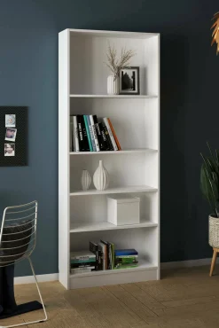 Libreria Abelarda, 79x27 h203 cm,<Dmora Cheap