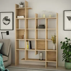 Libreria Achela, 122x26h188 cm,<Dmora Shop