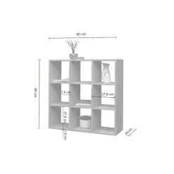 Libreria Acquaro, , cm 90x25h90<Dmora Online