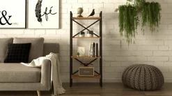 Libreria Allium, 58x30 h138 cm,<Dmora Online