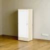 Libreria Amedee, 28x41 h107 cm, Quercia e Bianco<Dmora Best Sale