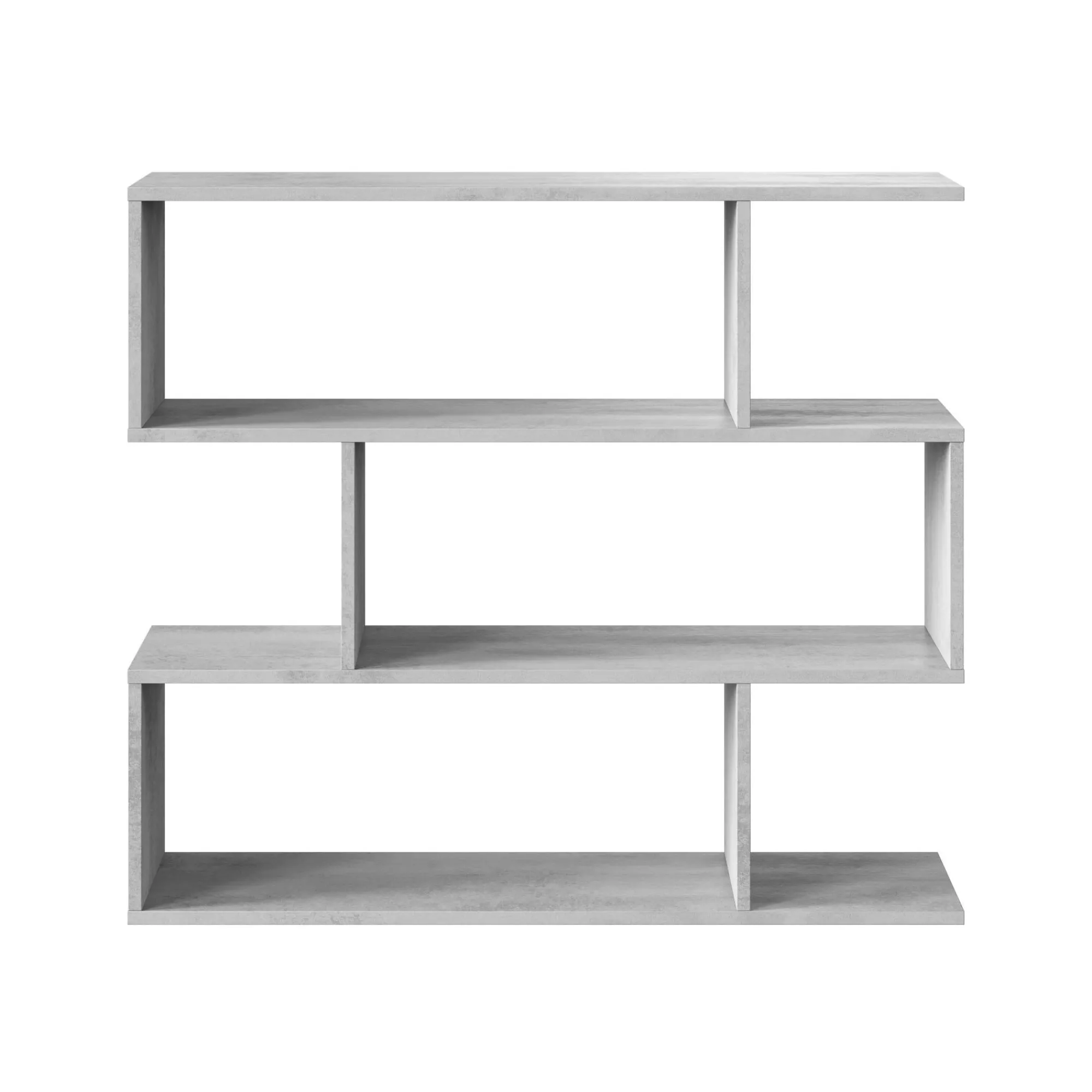 Libreria Amerigo, 110x24h97 cm, Grigio<Dmora Fashion