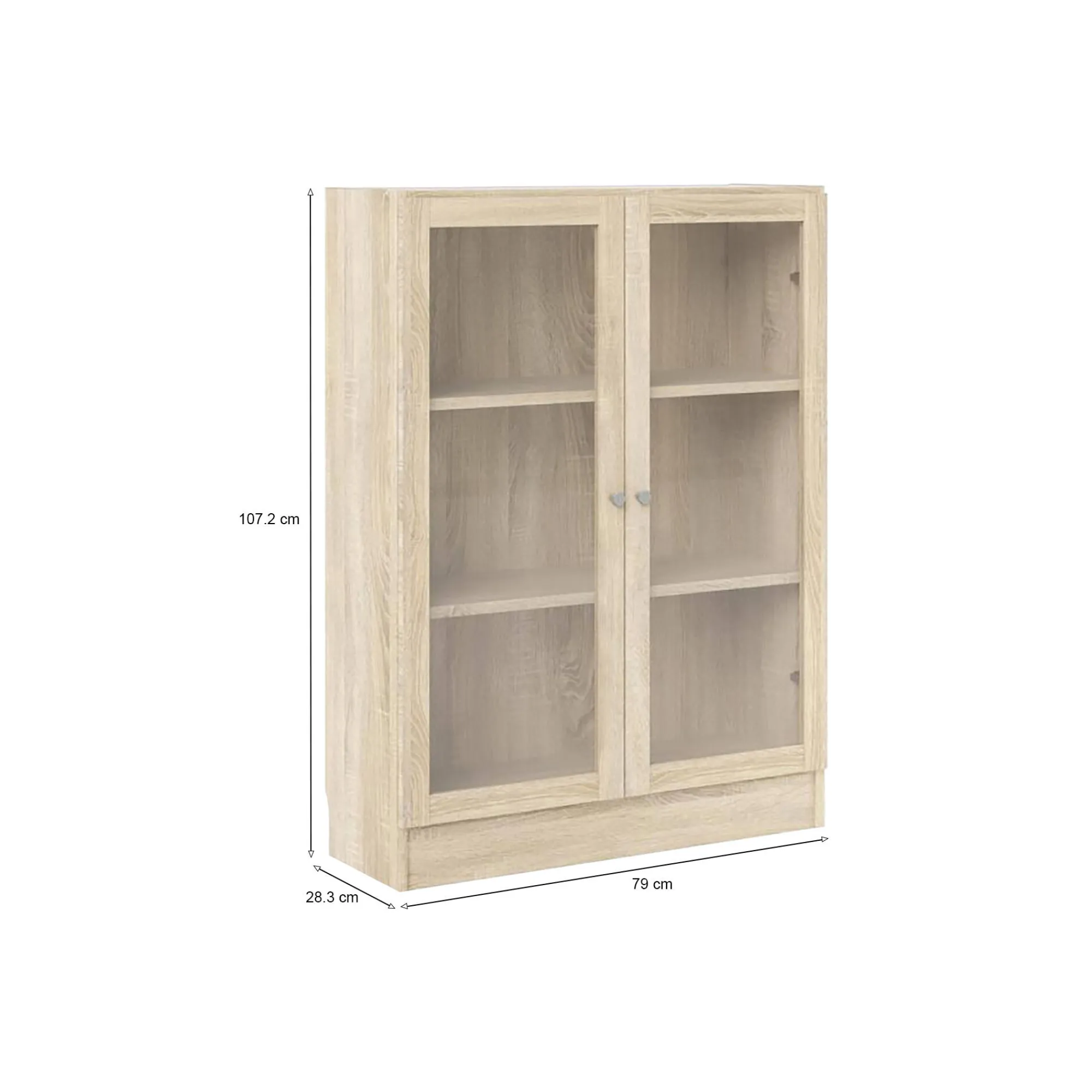 Libreria Amphan, 28x79 h107 cm,<Dmora Cheap
