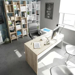 Libreria Areca, 96x29h192 cm,<Dmora Cheap