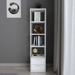 Libreria Arsim, 39x39h169 cm,<Dmora Discount