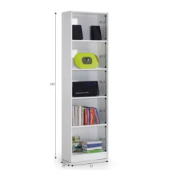 Libreria Artico, 52x25h80 cm,<Dmora Cheap