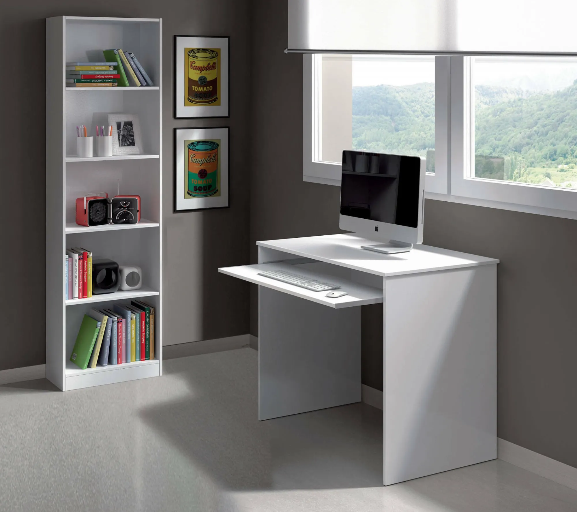 Libreria Artico, 52x25h80 cm,<Dmora Cheap