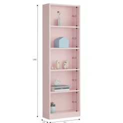Libreria Artico, 52x25h180 cm,<Dmora Clearance