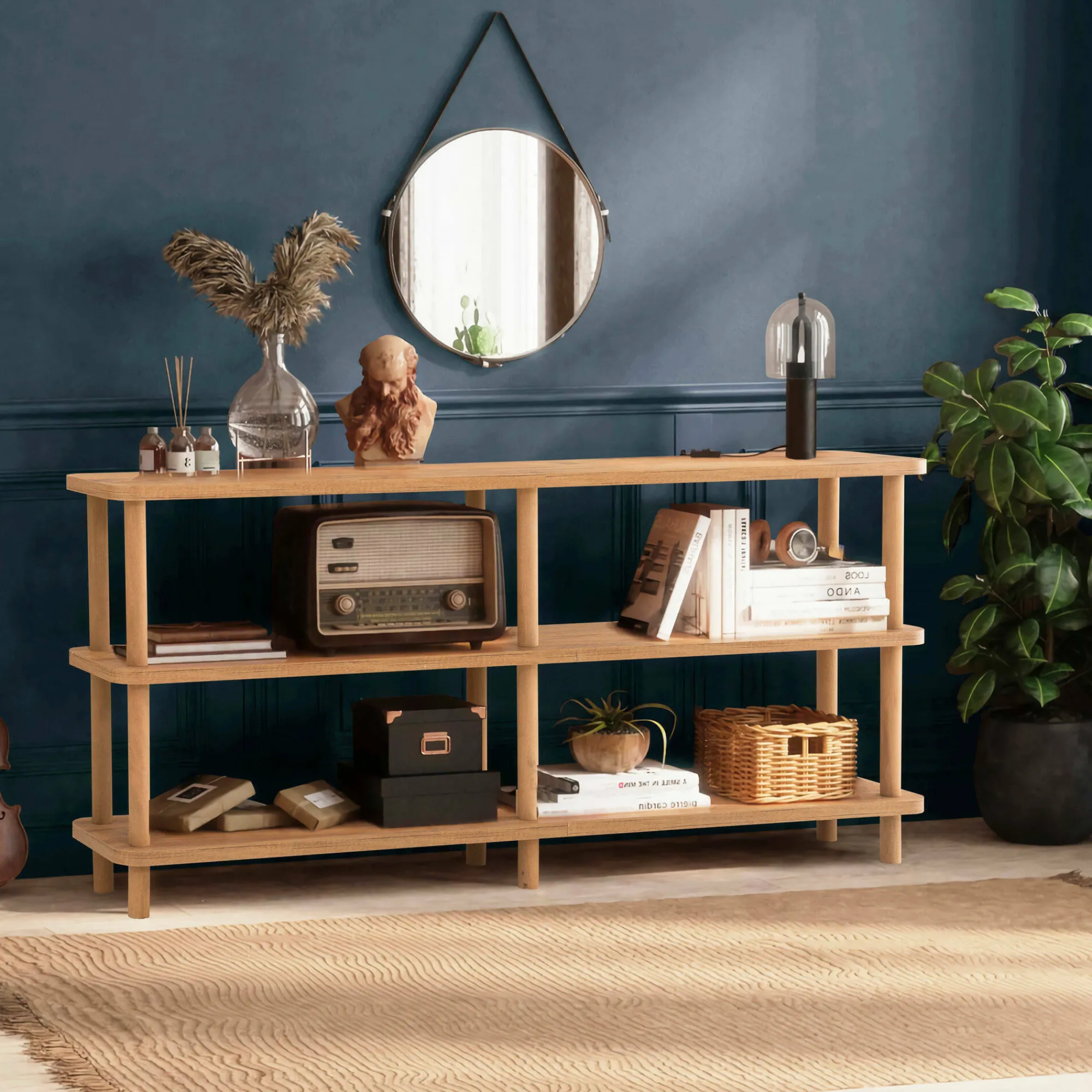 Libreria Bona, 150x35 h75 cm,<Dmora New