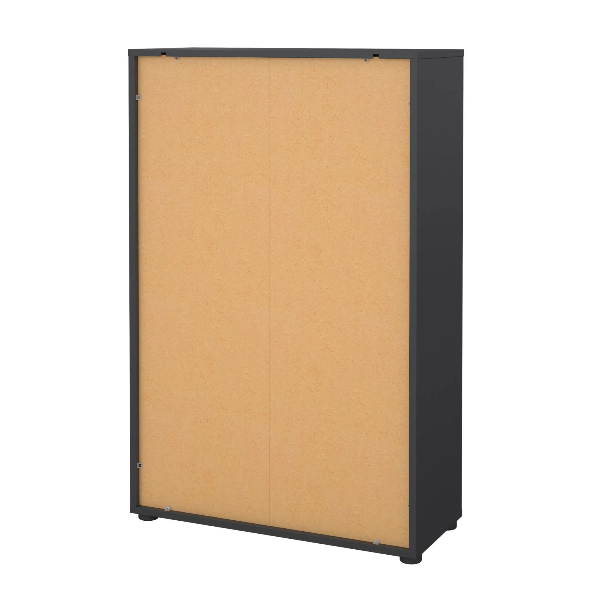 Libreria Canossa, 34x80 h124 cm, Rovere e Grigio<Dmora Online